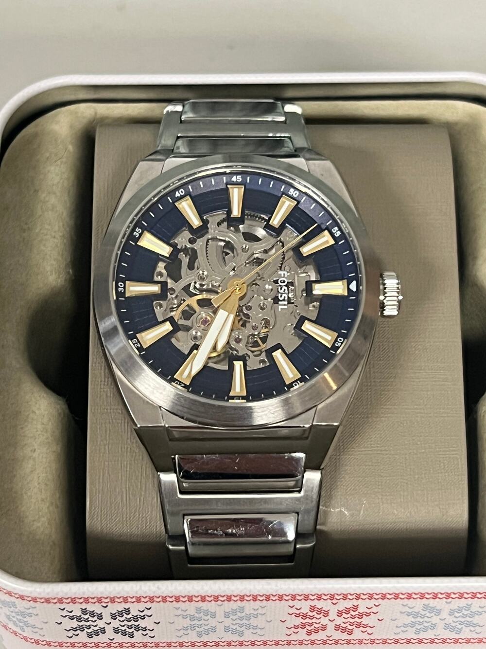 Fossil ME3220 Everett Automatic Stainless Steel Men's Watch